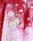成人式振袖[anan]ローズピンク裾薄ピンク・牡丹と桜の花の丸[身長172cmまで]No.627